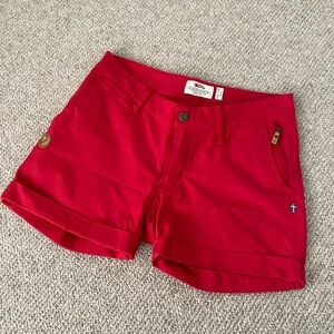Fjallraven Red Women's Shorts - Size 29
